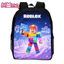 Ba lô trẻ em in họa tiết trò chơi ROBLOX Túi đi học trẻ em nhẹ hợp thời trang 12 inch