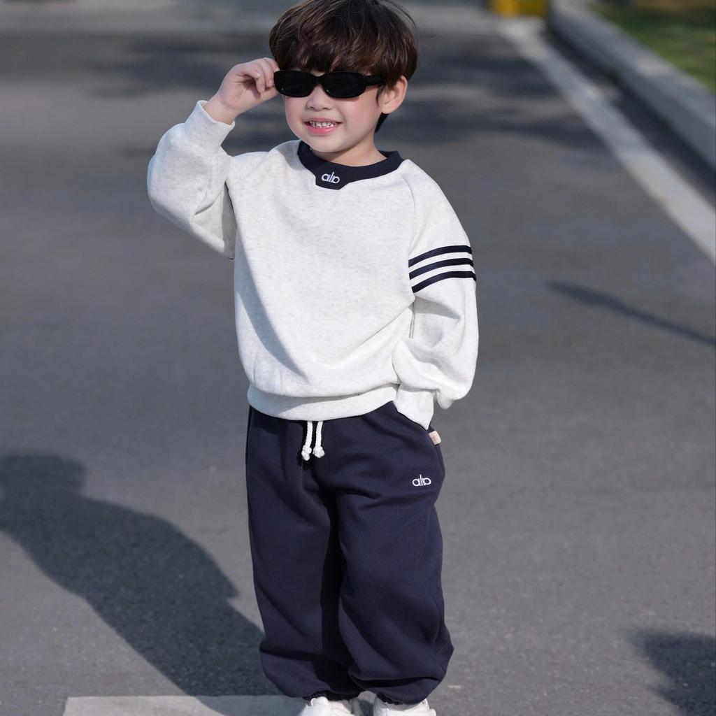 [BiBeo Kids] Bộ Quần Áo THU ĐÔNG BỘ NỈ ALA cho bé trai ,Bộ quần áo dài tay cho bé