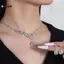 KUZHEN Sang Trọng Giọt Nước Zircon Mặt Dây Chuyền Nelace Bông Tai Bộ Thanh Lịch Tinh Tế Pha Lê Nelace Nữ Cô Dâu Phù Dâu Trang Sức Cưới HOT