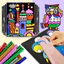 Magic Art Sticker Tranh Mẫu Giáo DIY Handmade Magic Sticker Trẻ Em Nhiều Màu Sắc Ma Thuật Nghệ Thuật Hình Dán Tranh Mẫu Giáo DIY Handmade Chất Liệu Gói Đồ Chơi Xếp Hình