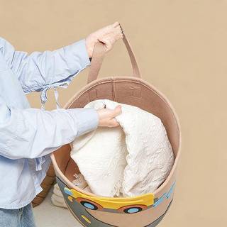 CMinYP Giỏ Chứa Đồ Nỉ Dung Tích Lớn Thùng Giặt Nhà Hộp Sắp Xếp Có Thể Gập Lại Cho Tủ Quần Áo Mầm Non Văn Phòng Tiện Ích Lưu Trữ Vinh Quang