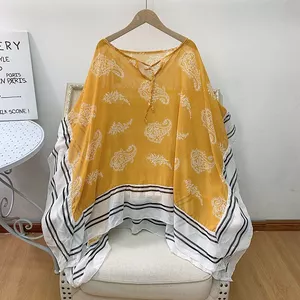 Milyfashion Mùa Hè Phong Cách Mới Rời Bohemian Không Đều Đa Dạng Khăn Choàng Chống Nắng Phong Cách Thái Q0EN