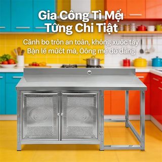 Kệ để bếp gas inox 304 cao cấp Tủ bếp bền bỉ Kệ nhà bếp đa năng thông minh