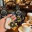1-4 Móc khóa máy nghe nhạc phẳng 2D - Quà tặng cho bạn bè - Thời trang, Retro, Y2K - Túi xách, Móc khóa treo trang trí treo xe hơi - Giá đỡ chìa khóa chủ đề nhạc Acrylic / Giao hàng miễn phí