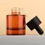 Chai nhỏ giọt đáy thiên nhiên 30ml Thuốc thử Giọt mắt Kính màu hổ phách Hương liệu Chai pipet lỏng Chai có thể đổ lại Du lịch mới