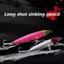 Bút chì chìm đúc dài Mồi cứng Mồi 10g / 14g / 18g / 24g Road Runner Mồi Warp Bass Mandarin Bass mới