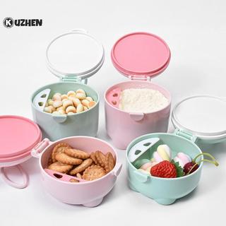 KUZHEN Hoạt Hình Di Động Sữa Bột Hộp Đựng Có Thìa Sữa Bột Hộp Bảo Quản Cho Bé Ăn Du Lịch Hộp Đựng HOT