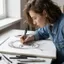 Bộ tẩy nổi bật BEABOUT, Bút tẩy cơ loại ép, Đơn giản với Refills Precision Eraser Art Drawer