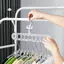 Maybest Móc Treo Quần Áo Chín Lỗ Hộ Gia Đình Nhựa Đỏ Đa Năng Quần Áo Sấy Hiện Vật Ngang Và Dọc Magic Xoay Bold Thiên Tính Móc {VN}