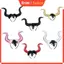 KIN Halloween Dài Demon Ox Sừng Băng Đô Ác Nữ Hoàng Lấp Lánh Tóc Vòng Trang Phục Hóa Trang Phù Thủy Ma Thuật Mũ Phụ Kiện f