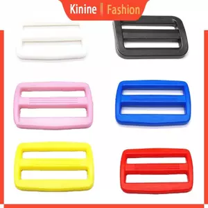 KIN 10 Chiếc Tam Giác Dây Webbing Có Thể Điều Chỉnh Khóa Nhựa Cho Ba Lô Túi Thắt Lưng Và Phụ Kiện Giày Nhiều Màu