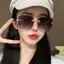 Sản Phẩm Mới Kính Mát Không Khung Nữ Phiên Bản Hàn Quốc Influencer Phong Cách Mặt Tròn Ánh Sáng Màu Vuông Kính Mát Chống Tia Cực tím Mắt Hợp Thời Trang 26.3.22