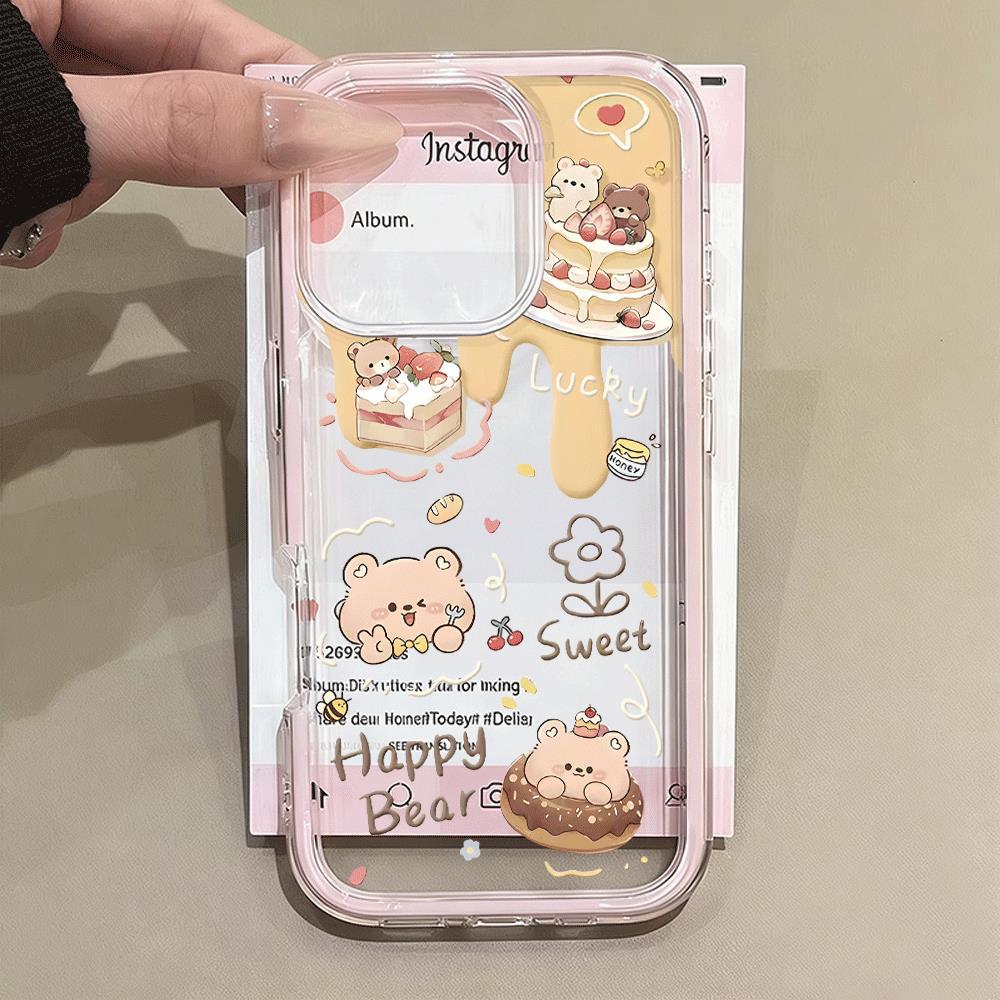 Bánh cừu  cừu nPhù hợp với ốp điện thoại iPhone 16/14/15/12 Pro/ trong một