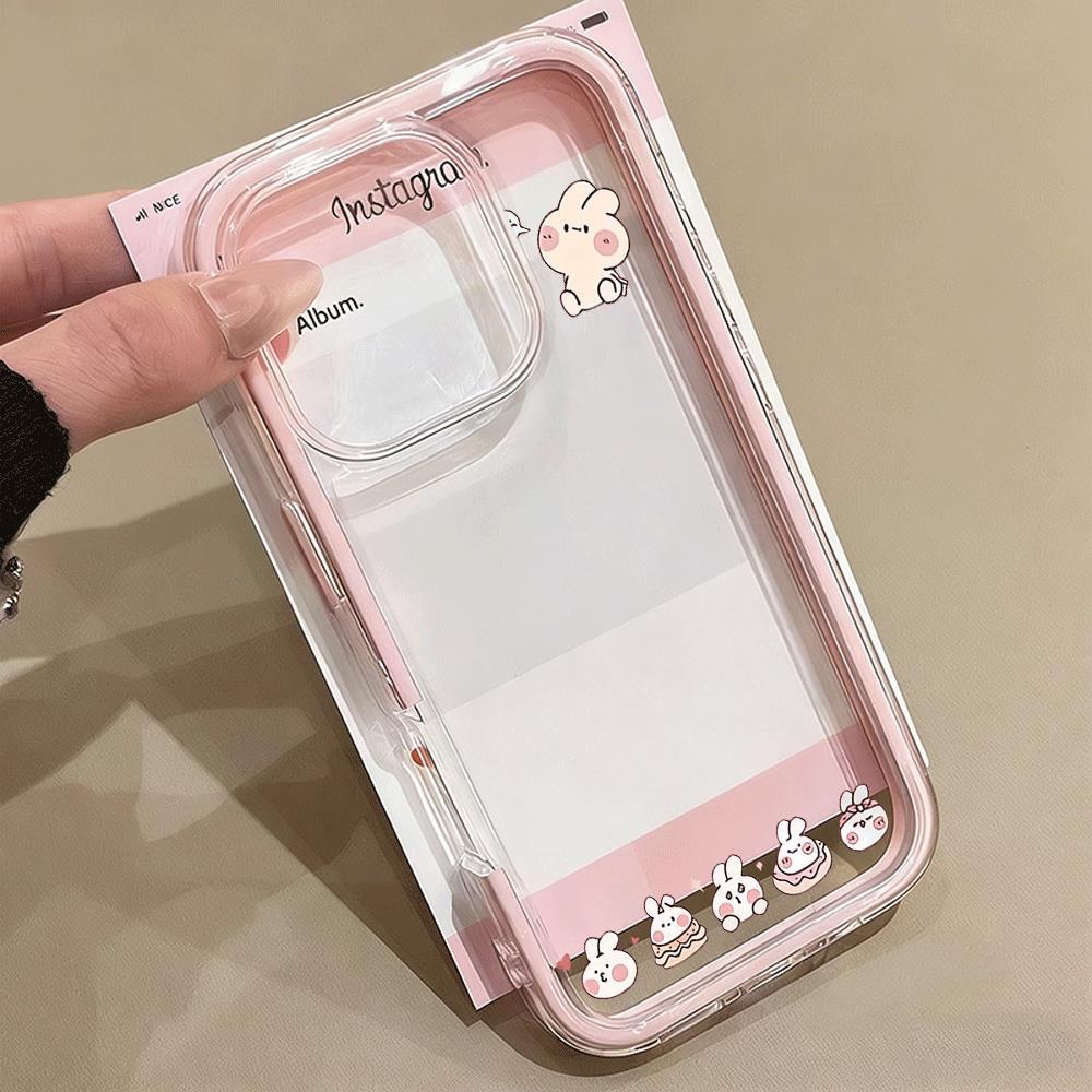 Đoàn thỏ  thỏ nhỏnPhù hợp với ốp điện thoại iPhone 16/14/15/12 Pro/3 trong một