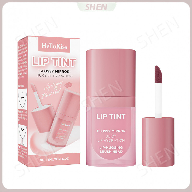 Bán chạy Hellokiss Nước ép dưỡng ẩm Lip Gloss Giữ trang điểm Màu sắc Rendering Water Gloss Mirror Dưỡng ẩm Son bóng