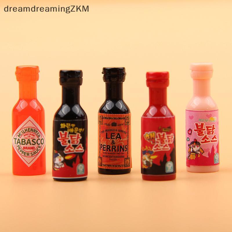 [dreamdreaming] 10 Chiếc Nhà Búp Bê Thu Nhỏ Gia Vị Nhà Bếp Thổ Nhĩ Kỳ Mẫu Nước Sốt Mì Cho Phụ Kiện Nhà Búp Bê Trang Trí [zkm]