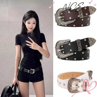 Thắt lưng NCE Punk phong cách Gothic, punk Y2K, làm từ da PU, hợp thời trang và đa năng