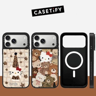 Mũ in hình da báo từ tính Vỏ điện thoại cứng gương Cat cho iPhone 17 Pro Max 17 Air 16 Plus 15 14 13 12 11 Vỏ chống sốc