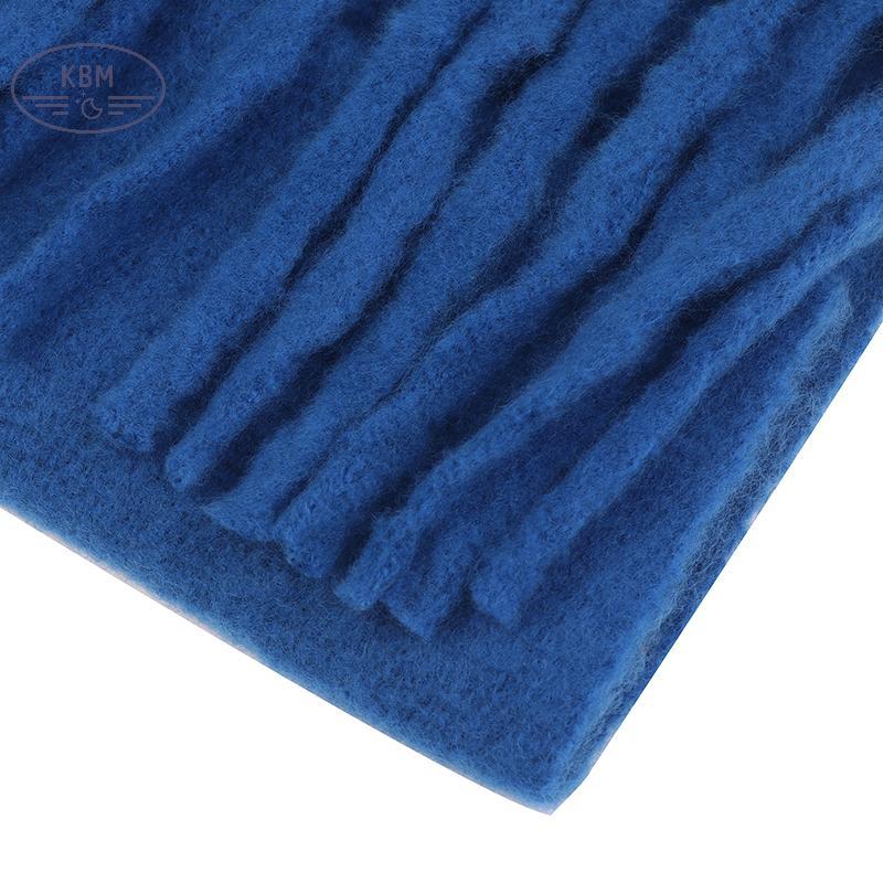 Khăn Choàng Mohair Len Dày, Màu Trơn Ấm, Phù Hợp Thời Trang Thu Đông FSSG