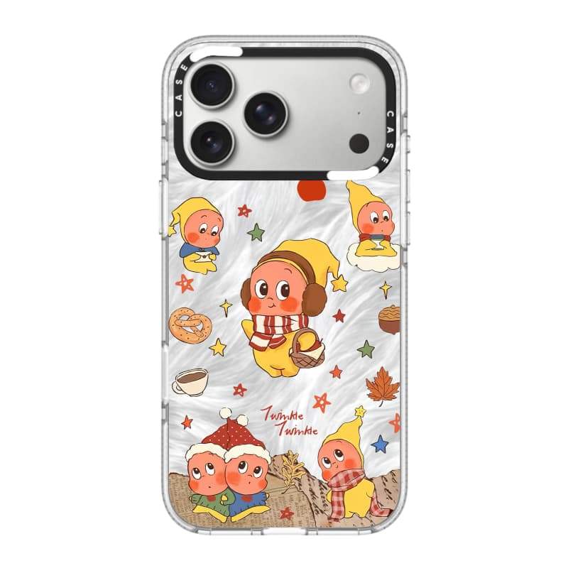 CASECASE X Twinkle Twinkle Case Impact Clear Magnetic Hút Case cho iPhone 17 / 16 / 15 / 14 / 13 Pro Max Air | Vỏ pha lê trong suốt có bao bì cao cấp