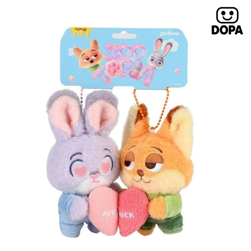 Bán Thật Chính Hãng Điên Động Vật Thành Phố Từ Tính Judy Nick Sang Trọng Móc Khóa Schoolbag Mặt Dây Chuyền Quà Tặng Cho Bé Gái