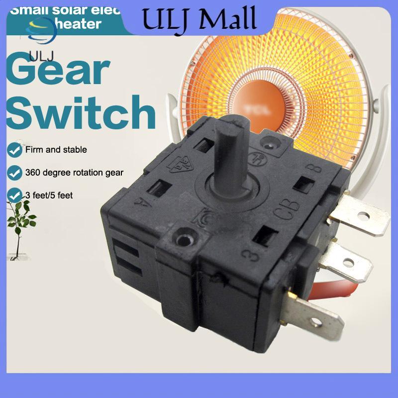 ULJ Điện Phòng Nóng Bánh Răng Vị Trí Phụ Kiện 3 Pin 5Pin Xoay Chọn AC 250V 16A.