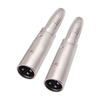 YRBWD 1 Chiếc Micro Âm Thanh Stereo Adapter, AUX Jack Mono Nữ Mic Loa Chuyển Đổi, Bền 3Pin 6.35 / 6.5mm XLR Nam Đến 1 / 4 "Cáp Âm Thanh Nữ Mic Adapter