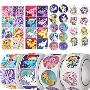 500 Chiếc My Little Pony Anime Ngoại Vi Cuộn Dán Trang Trí Sách Quà Tặng Giáng Sinh gift