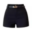 Đen Cao Cấp Ôm Hơn Nhìn Quần Short Nữ 2025 Sang Trọng Đi Lại Nhỏ Phù Hợp Với Co Giãn Skinny Nóng Quần 5.12