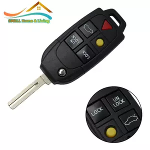 Ốp Chìa Khóa Fob Cho Volvo S60 (2004 - 2009) Dành Cho Volvo XC70 (2004 - 2007)
