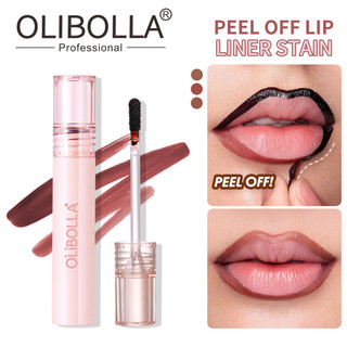 OLIBOLLA Lip Liner Son bóng có thể xé được Son môi không phai màu chống thấm nước lâu trôi