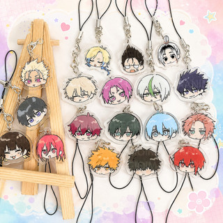 ( BIỂU CẢM ) Dây treo điện thoại BLUE LOCK mica acrylic móc khóa anime nagi chigiri isagi bachira kaiser ness móc khóa