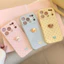 Dòng sữa Wave Dot Puppy cho iPhone 16promax Trường hợp điện thoại 15plus Girl Heart 14Pro