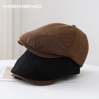 MISMEMO Mùa Xuân Phong Cách Mới Beret Retro Phù Hợp Với Khuôn Mặt Nhỏ Văn Học Phong Cách Đảo Ngược Mũ Nam Nữ