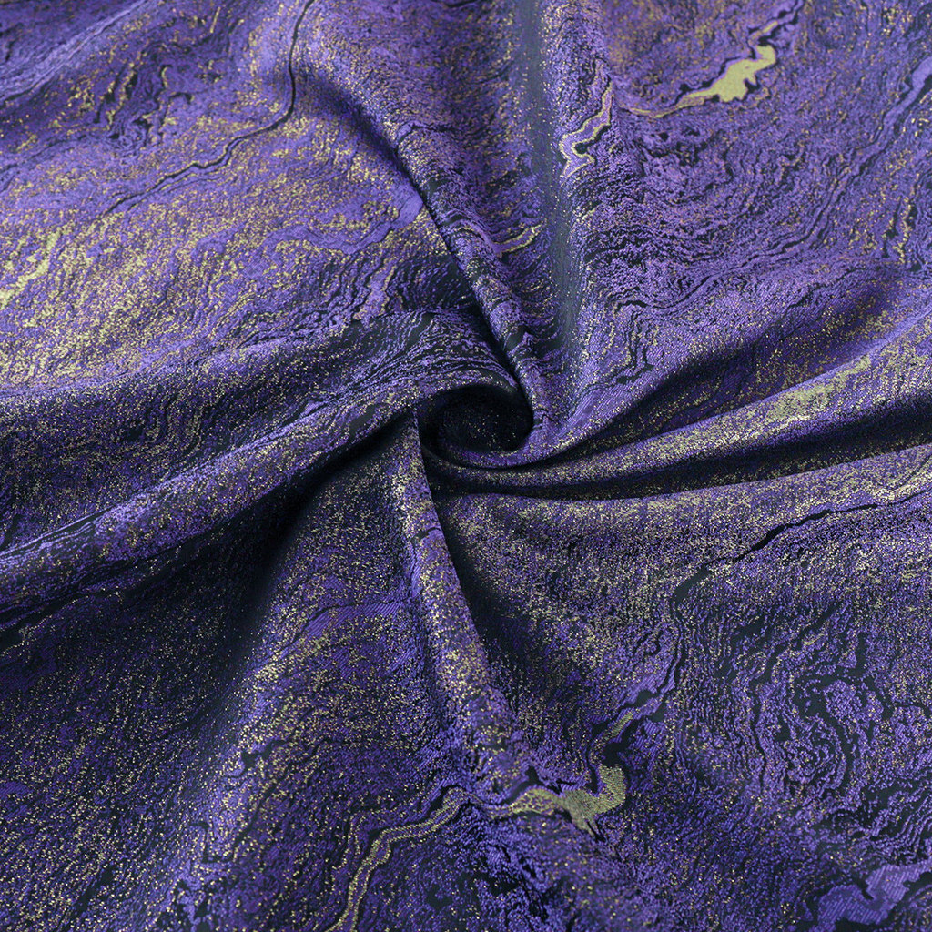 Retro Kim Loại Galaxy Satin Thổ Cẩm Vải Jacquard Cho Hanfu Mamian Váy Truyền Thống Trung Quốc Quần Áo DIY May