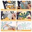 Tranh nghệ thuật dán ma thuật sáng tạo DIY, thủ công cho bé, tranh chuyển đổi kỳ ảo Halloween, giấy craft nhiều màu sắc