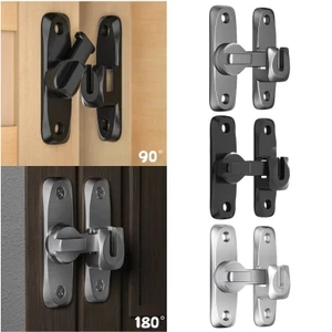 Chốt cửa hợp kim nhôm mới 90° 180° Khóa an toàn đa góc Khóa cửa chống trộm