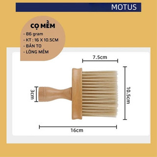 Chổi cọ vệ sinh bàn phím, laptop,  máy ảnh, nội thất ô tô hơi đa năng lông mềm cán gỗ