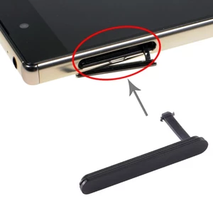 Sẵn sàng giao hàng Nắp thẻ SIM + Khối chống bụi thẻ Micro SD cho Sony Xperia Z5 Premium