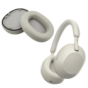 BTF Thay Thế Miếng Lót Tai Da Cừu Đệm Tai Nghe Cho Tai Nghe WH-1000XM6 Cách Ly Tiếng Ồn Miếng Bọt Biển Tai Nghe