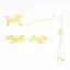 PNPIA- Phoenix Kẹp Tóc Sti Bộ Dành Cho Nữ Hợp Kim Vàng sel Phong Cách Trung Hoa 2 Chiếc Thanh Lịch Hanfu Cosplay Lễ Hội Phụ Kiện