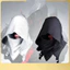 YB1 Halloween Cyberpunk Thời Trung Cổ Áo Khoác Mũ Có Mũ Bộ Trang Phục Unisex Cosplay Quần Áo Cho Vai Trò Chơi BY1