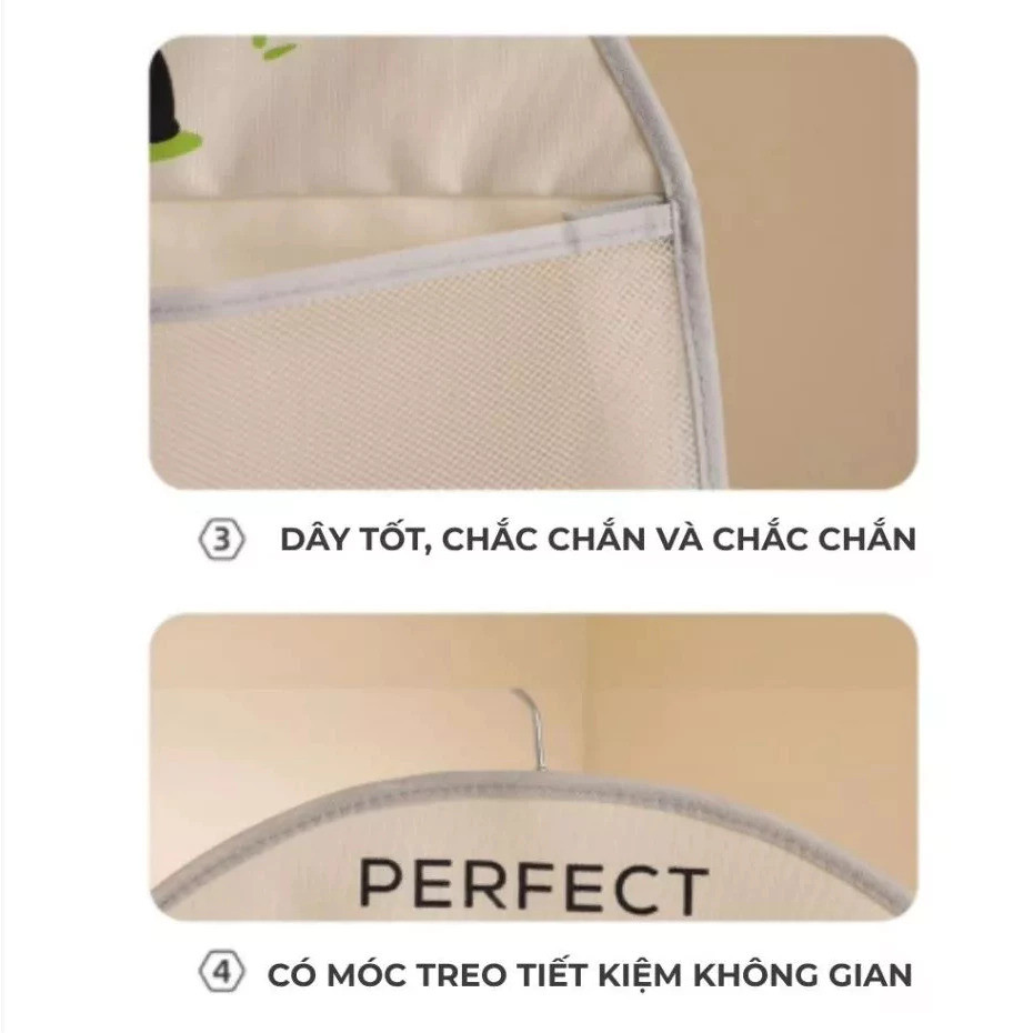 (COMBO 2 CÁI) GIỎ TREO ĐỒ LÓT HAPPY DAY ĐA NĂNG, Túi Lưới Đựng Vớ Và Đồ Dùng Cá Nhân, Có Quai Treo Chắc Chắn