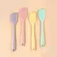 Luckyew Silicone Kem Thìa Chịu Nhiệt Không Dính Thìa Hoàn Hảo Để Nấu Nướng Bánh & Khuấy Thực Phẩm Cấp Dụng Cụ Nhà Bếp TQ