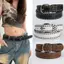 Kudosation Đinh Tán Punk Kim Bule Thắt Lưng Nam Nữ Thời Trang Đa Năng Y2K Quần Jean Trang Trí Dây Da PU Hip Hop Retro Thắt Lưng Đẹp