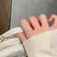 Huayang Sweet Girl ins Vòng Tròn Trơn Dầu Nhỏ Giọt Vòng Tròn, Nhẹ Nhàng Phù Hợp Mềm Mại Dễ Thương Nhẫn Tính Khí Cho Bé Gái
