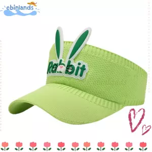 Tấm che mùa hè EBINLANDS, Mũ che nắng thoáng khí hình thỏ dễ thương, Thể thao di động Mũ bóng chày chống tia cực tím thông thường dành cho nam nữ