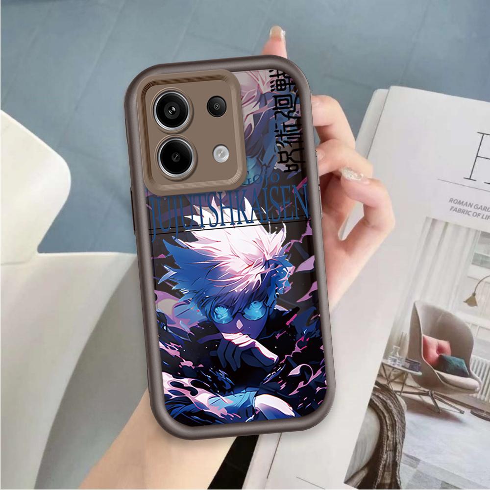 Ốp Lưng Cho Redmi Note 13 Pro 4G 5G POCO M6 Pro 4G Hoạt Hình Silicon Nghệ Thuật Mềm Vỏ Điện Thoại TPU Jujutsu Kaisen Học Sinh Nam Thời Trang Mắt Thiên Thần Mặt Sau Chống Sốc