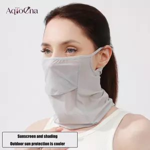 AqToCna Unisex Chống Tia UV Ngoài Trời Ne Bọc Bao Thể Thao Chống Nắng Yếm Băng Lụa Mặt nạ Che Mặt Ne Quấn Bao Khăn Mặt AqToCna