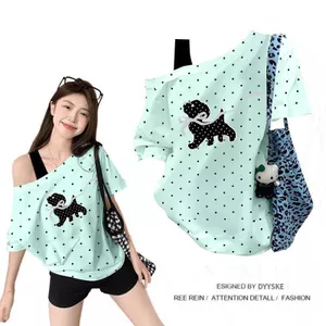Kích Thước Lớn Có Thể Đeo Lên Đến 120kg Đeo Vai Đa Giác Rời Dây Đeo Vai Chấm Bi Tay Ngắn Bạc Hà Xanh Phù Hợp Với 5.19